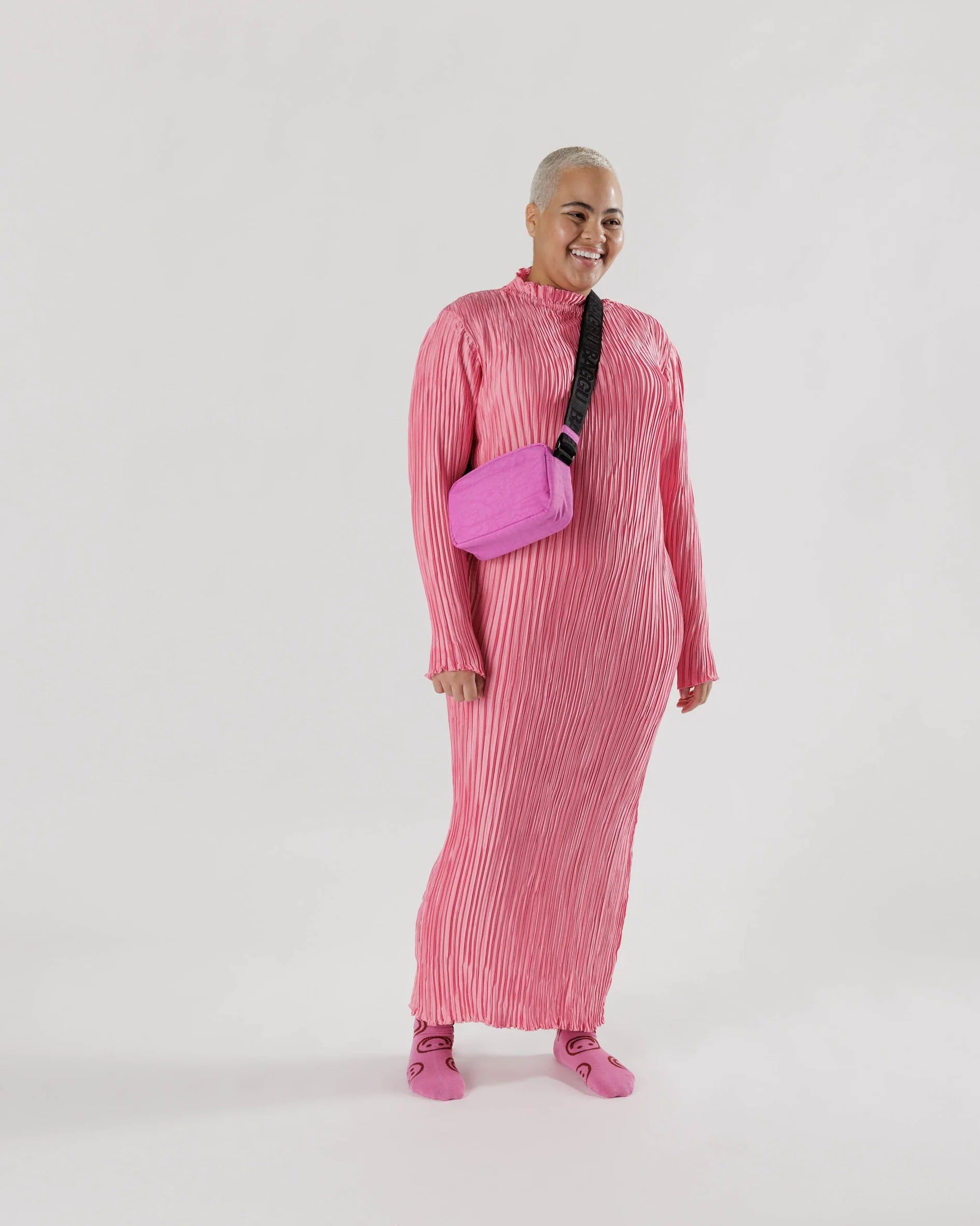 Baggu Camera Crossbody Bag - Extra Pink