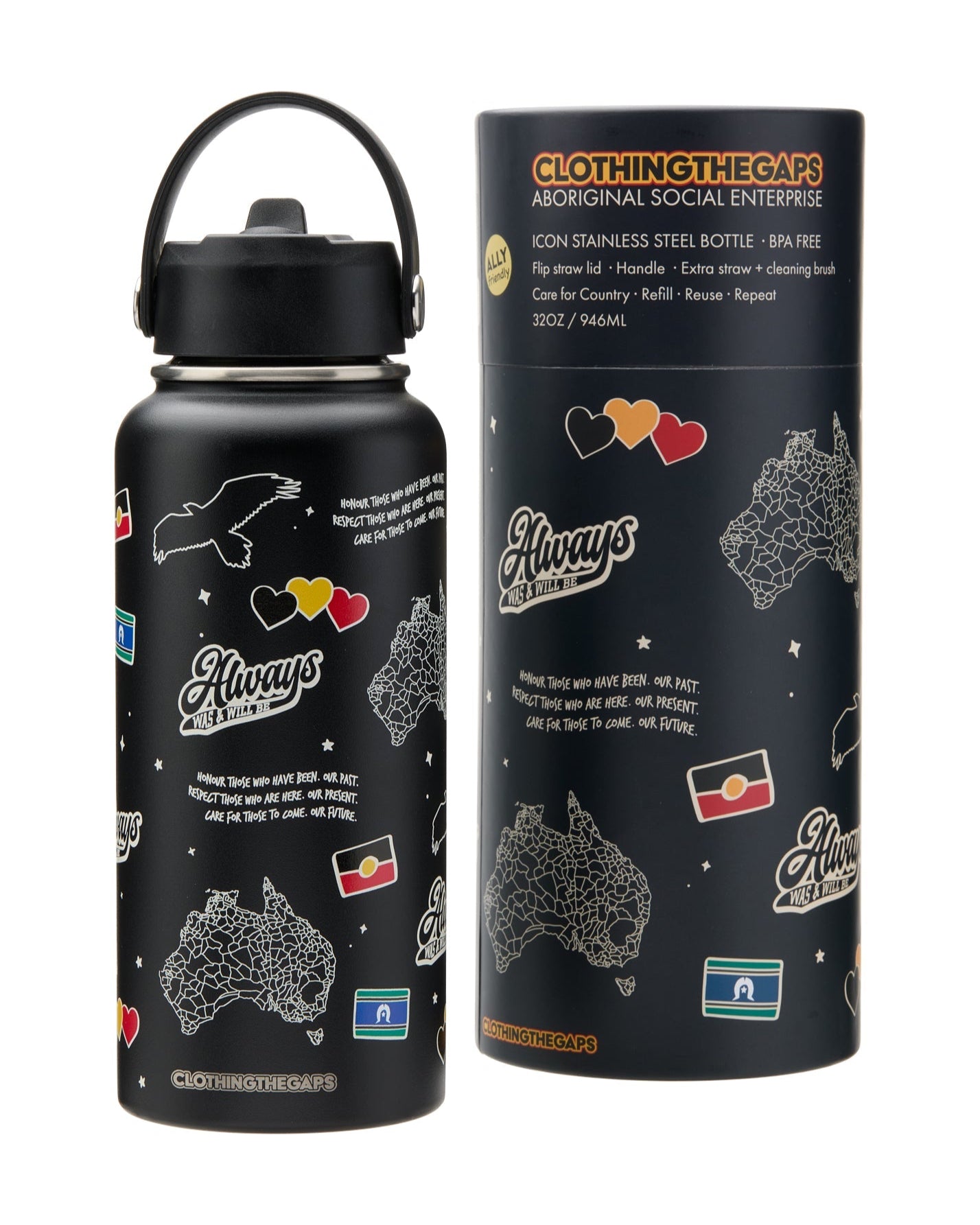 Icon Stainless Steel Bottle - 946ml/32oz