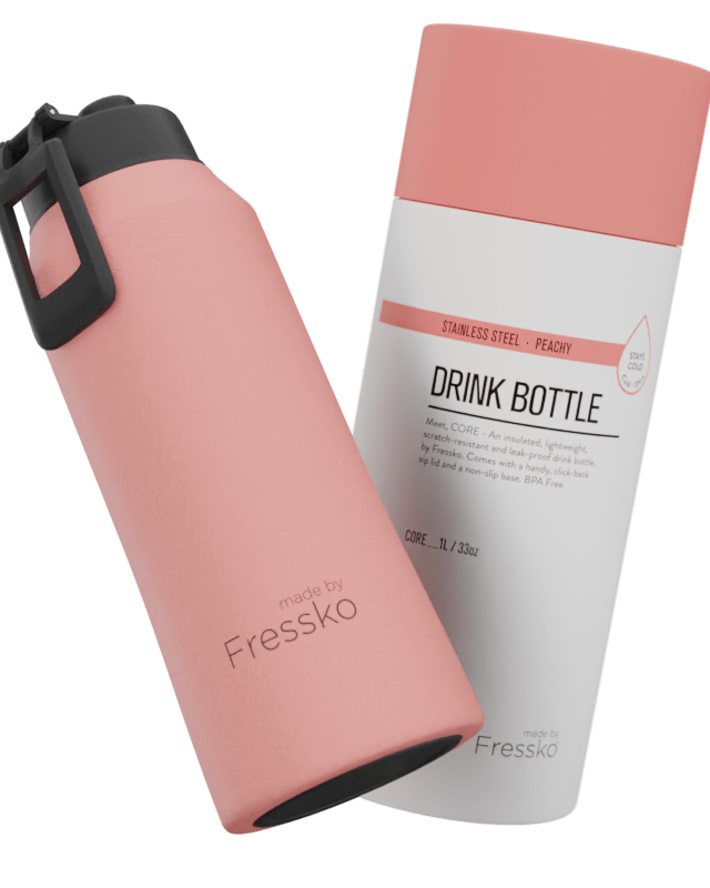 Fressko Core Drink Bottle 1lt Peachy
