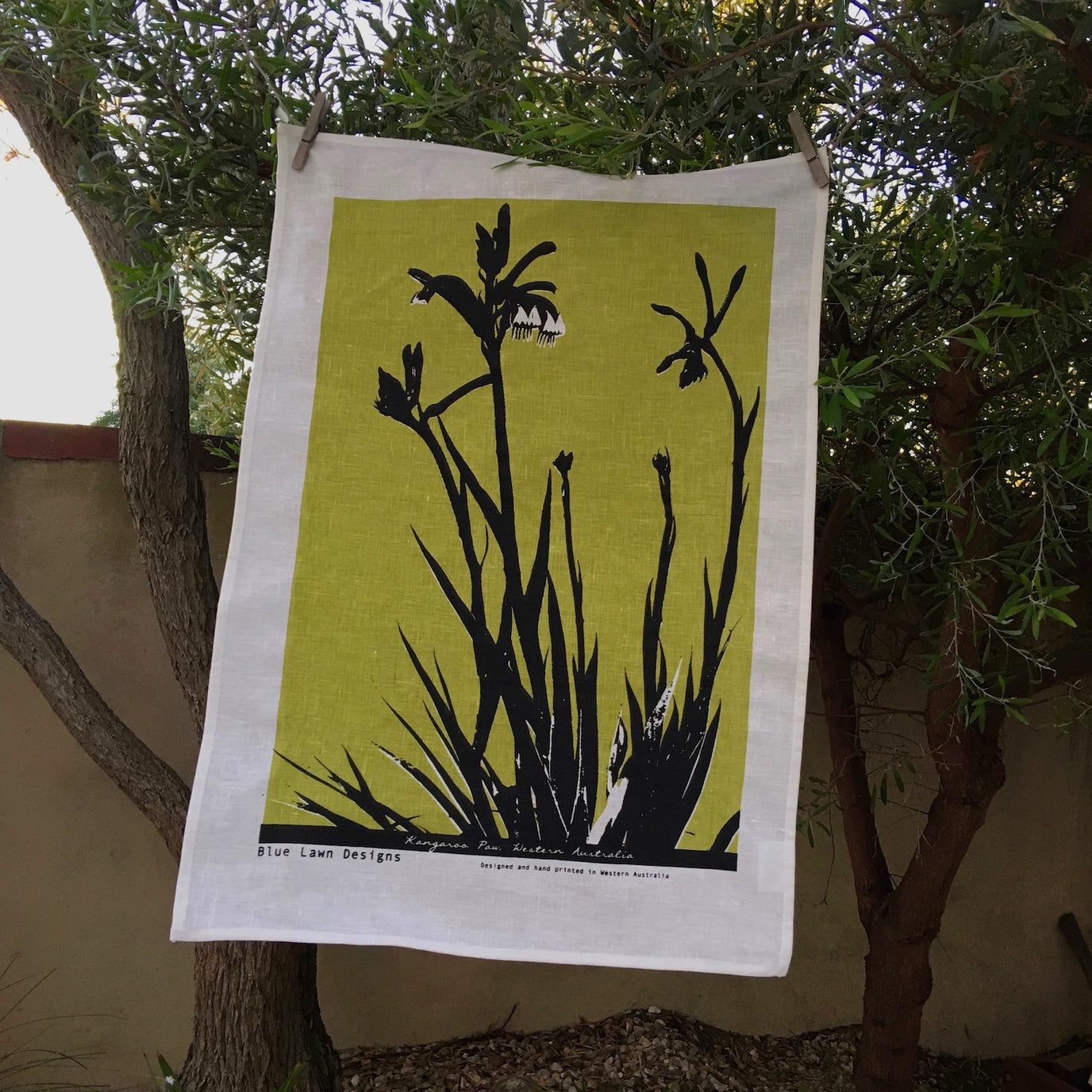 Blue Lawn Designs Tea Towel - Kangaroo Paw