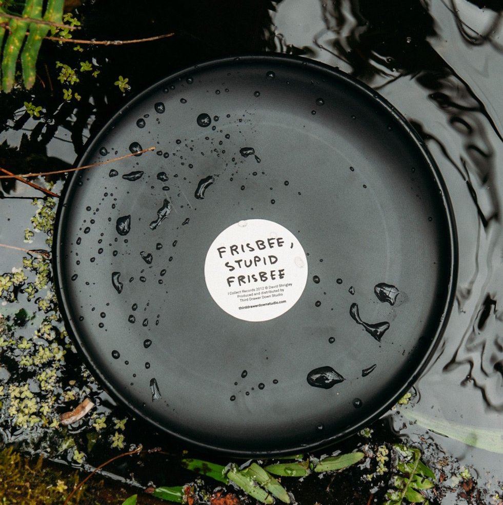 I Collect Records - Frisbee by David Shrigley