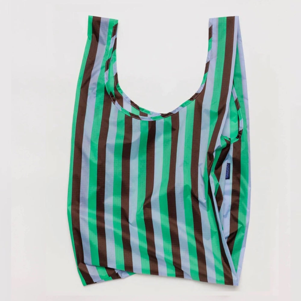 Baggu Resuable Bag - Mint 90s Stripe