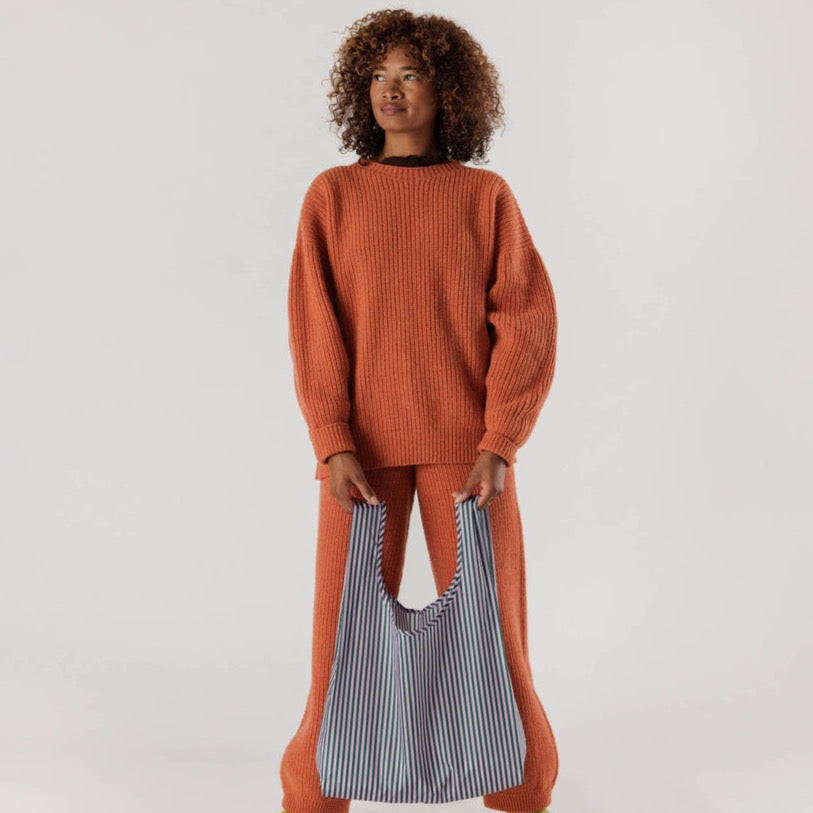 Baggu Resuable Bag - Lilac Candy Stripe