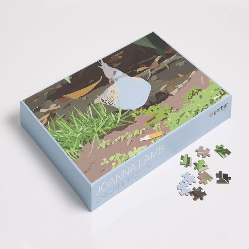 Crested Pigeon 1000 Puzzle - Joanna Lamb