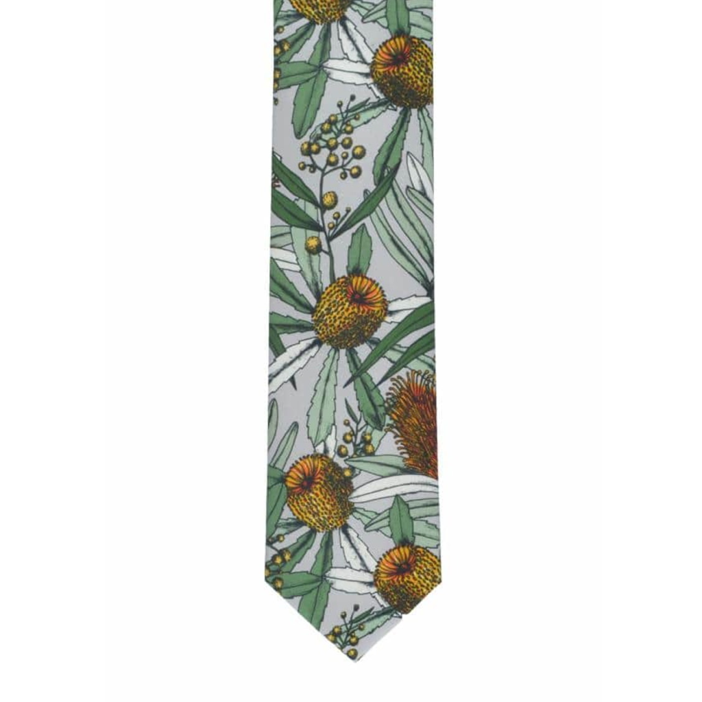 Peggy and Finn Tie - Banksia Grey