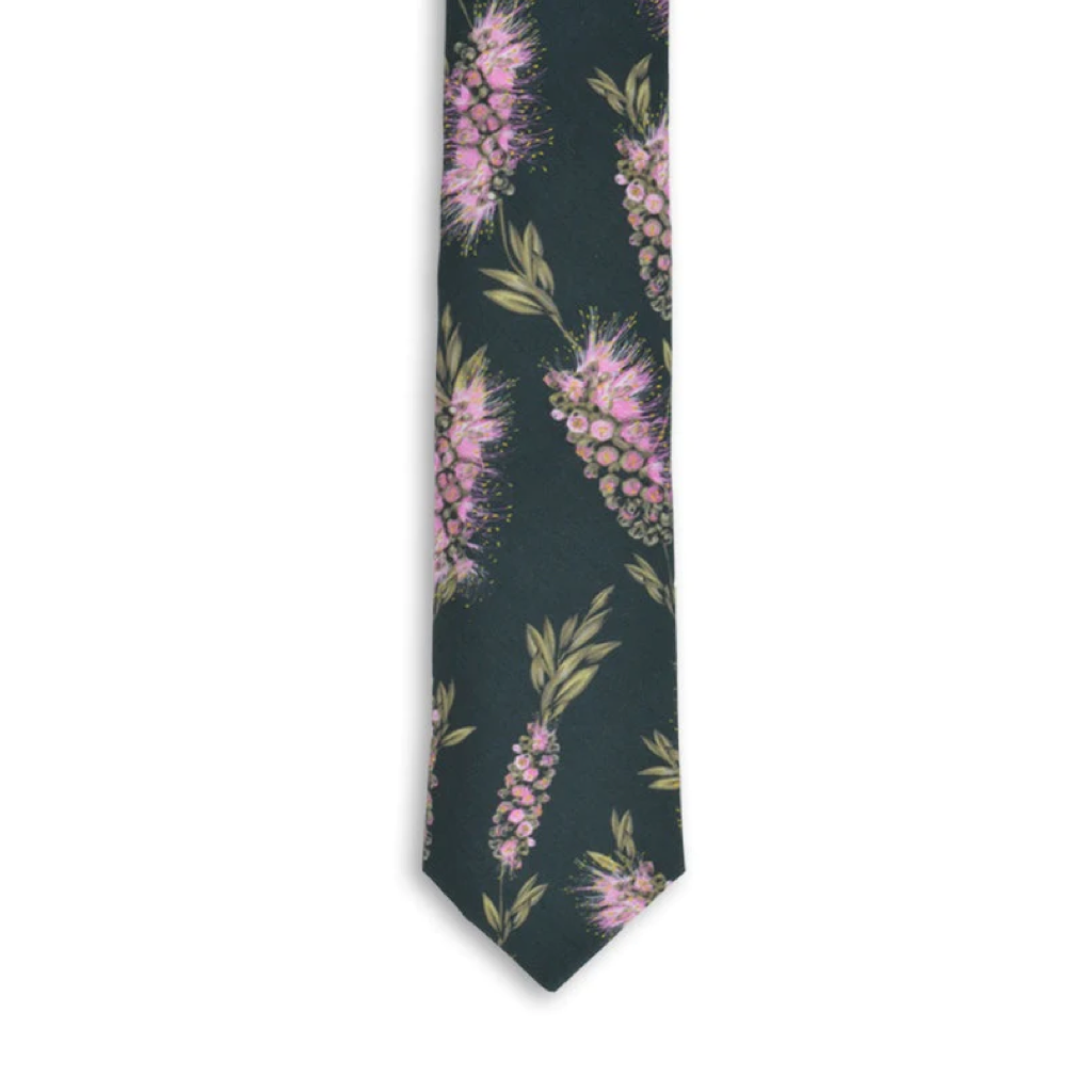 Peggy and Finn tie - Bottlebrush Green