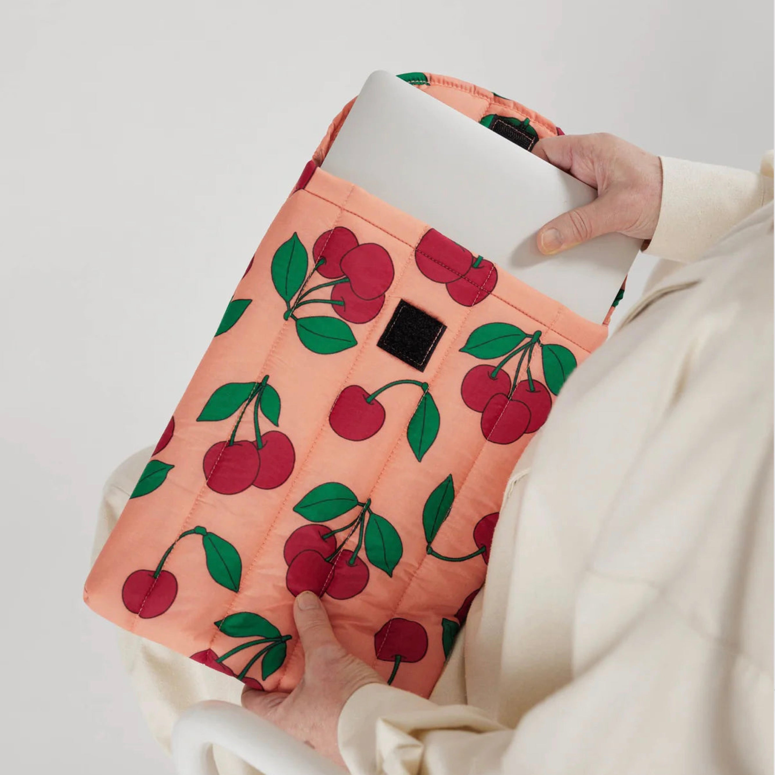 Baggu laptop case 13" - Sherbet Cherry