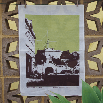 Teatowel - Blue Lawn - The Roundhouse