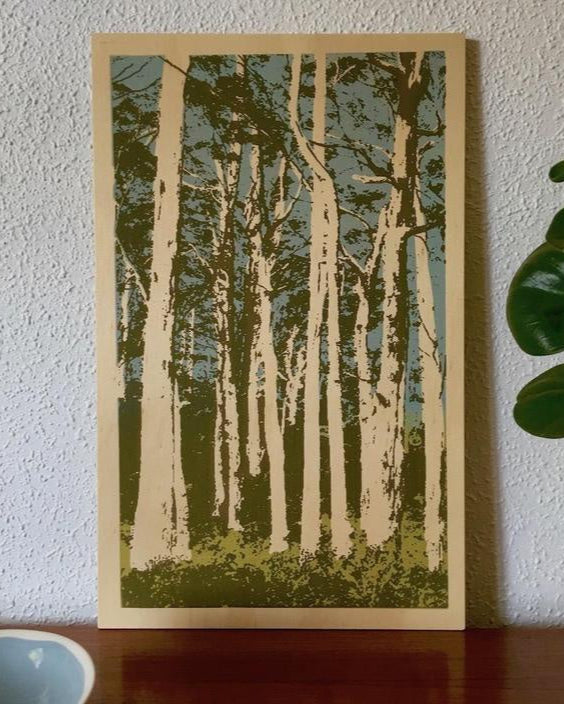 Blue Lawn Design Plywood - Karri Trees