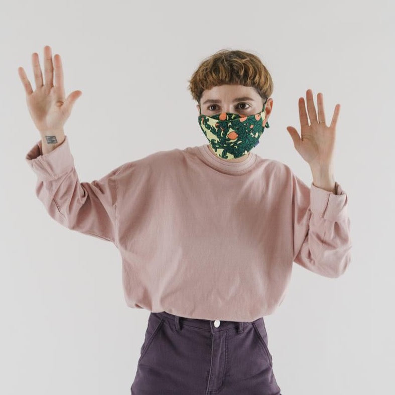 Baggu Fabric Mask - Oranges