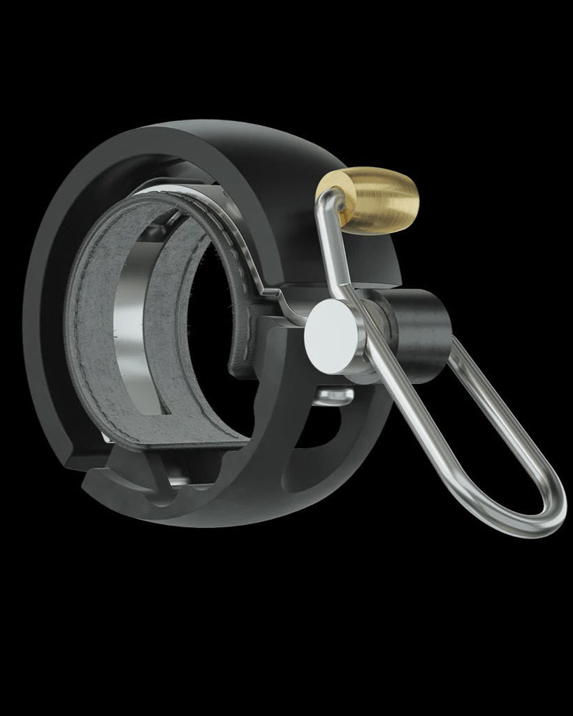 KNOG Oi Luxe Bike Bell - SMALL BLACK
