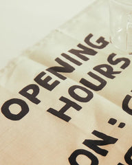 David Shrigley - Opening Hours - Tea Towel