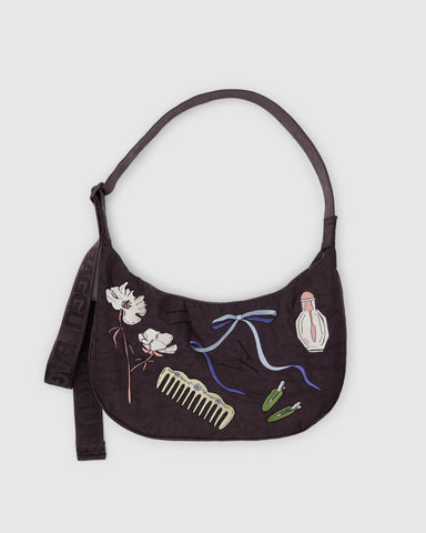 Baggu Crescent Bag - Embroidered Get Ready With Me