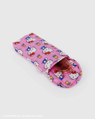 Baggu Puffy Glasses Case - Hello Kitty Pink
