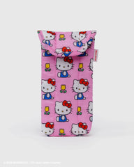 Baggu Puffy Glasses Case - Hello Kitty Pink