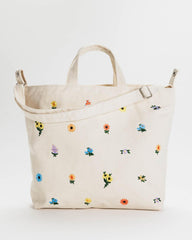 Horizontal Duck Bag - Embroidered Ditsy Floral