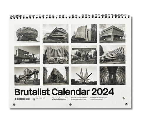 Brutalist Calendar 2024