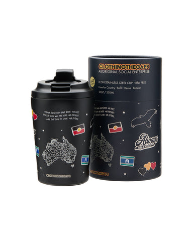 Icon Stainless Steel Reusable Cup - 340ml/12oz