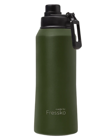 Fressko Core Drink Bottle 1lt Khaki