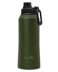 Fressko Core Drink Bottle 1lt Khaki
