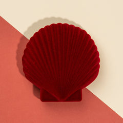 Doiy Venus Shell Jewellery Box - Ruby Red