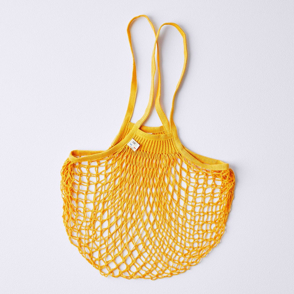 Filt Knit Shopping Bag - Mustard