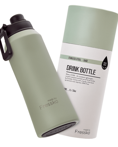 Fressko Core Drink Bottle 1lt Sage