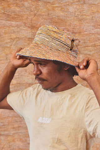 Juluwarlu Milky Way Ngurra Nujugamu Reversible Bucket Hat