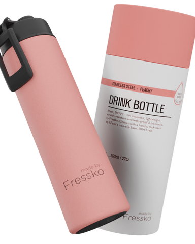 Fressko Move Drink Bottle 660ml Peachy
