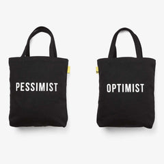 Optimist / Pessimist Tote Bag