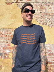 NO NEW FOSSIL FUELS t-shirt