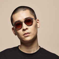 Tens Sunglasses - Lane - Matte black / Brushed Gold