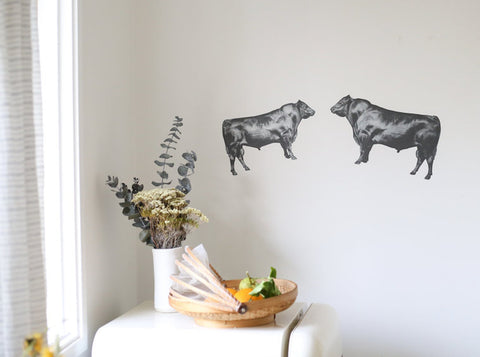 Anna's Animal Stickers - Bull (right)