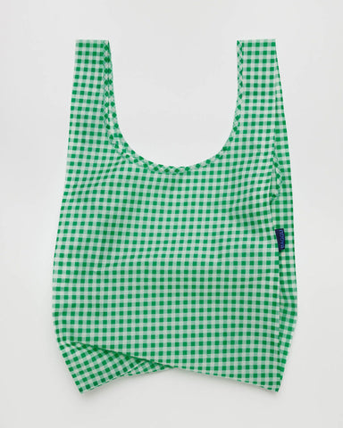 Baggu Reusable Bag - Green Gingham