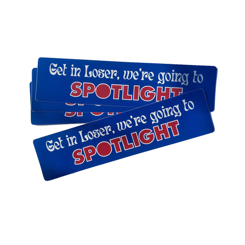 Spotlight Bumper Sticker - Carla Adams