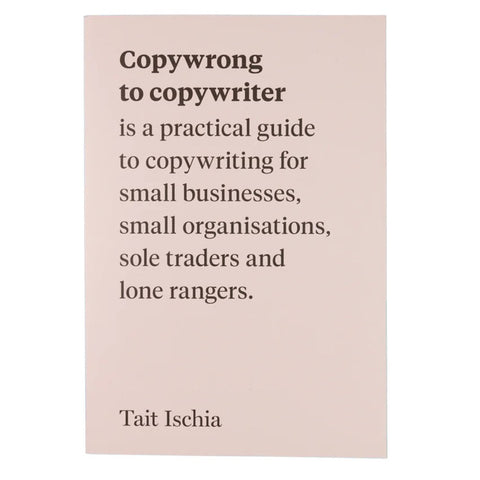 Copywrong to Copywriter