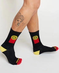 Flag Rights Socks - Black