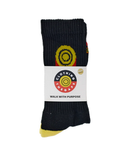 Flag Rights Socks - Black