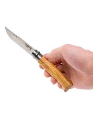 Opinel No. 8 Knife - Olivewood Handle