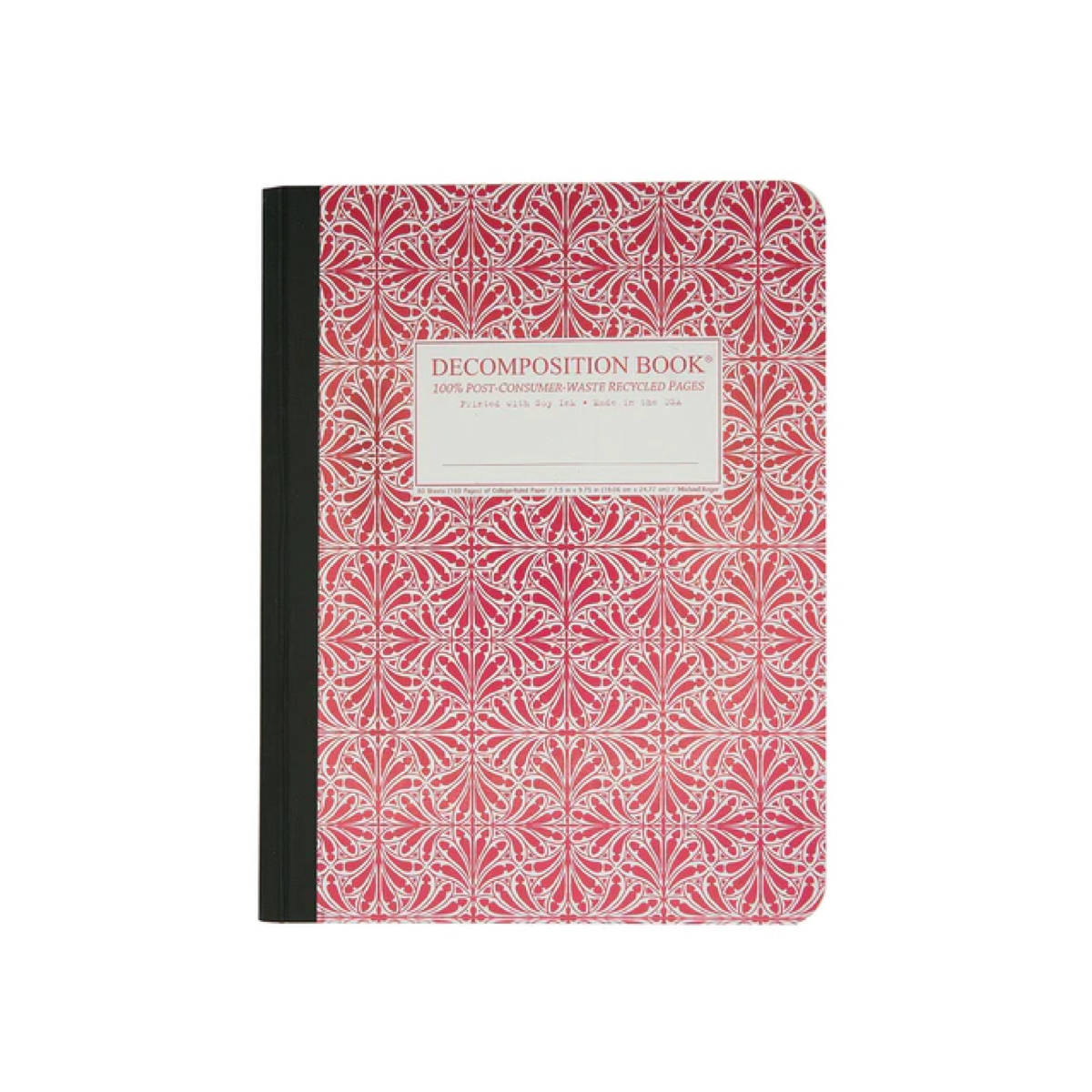 Decomposition Notebook - Red Tile