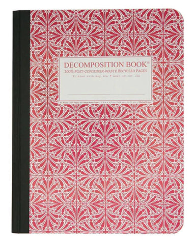 Decomposition Notebook - Red Tile