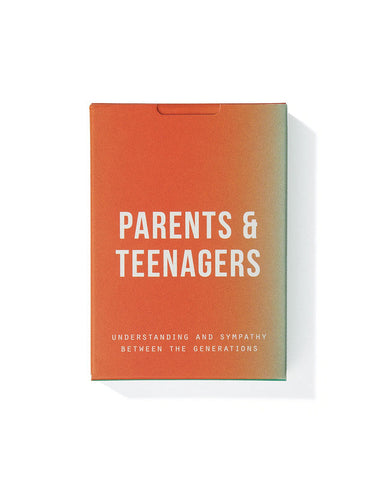 Parents and Teenagers Conversation Cards- The School of Life