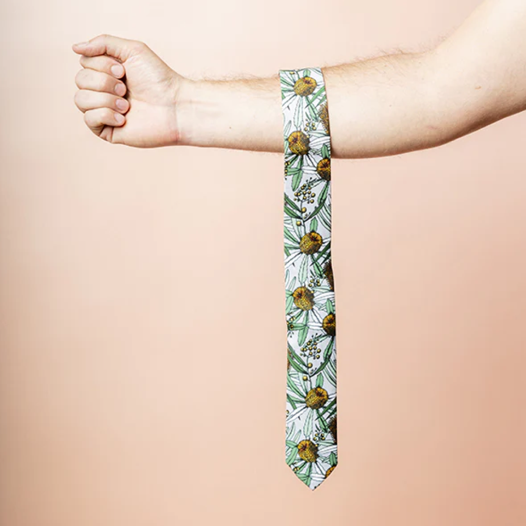 Peggy and Finn Tie - Banksia Grey