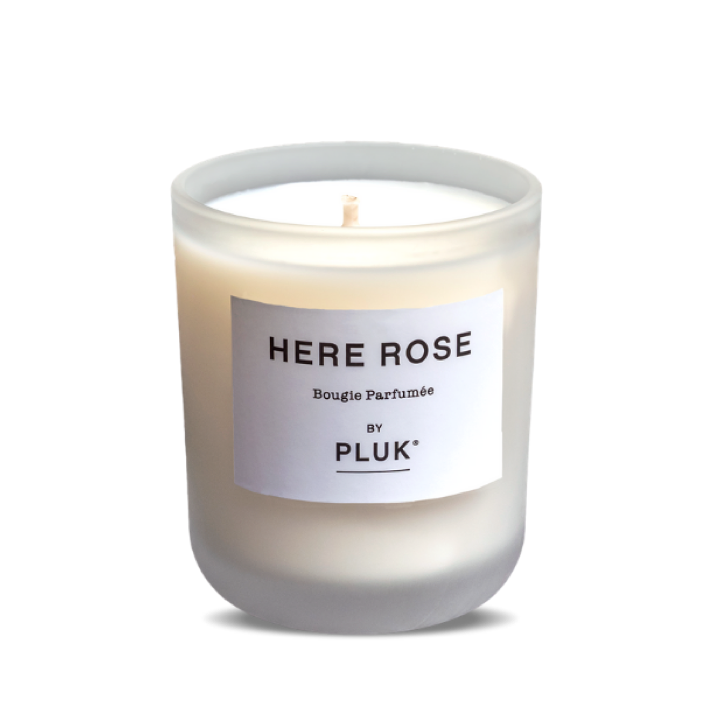 Pluk Here Rose Candle