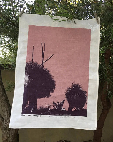 Blue Lawn Designs Tea Towel - Grass Tree Xanthorrhoea