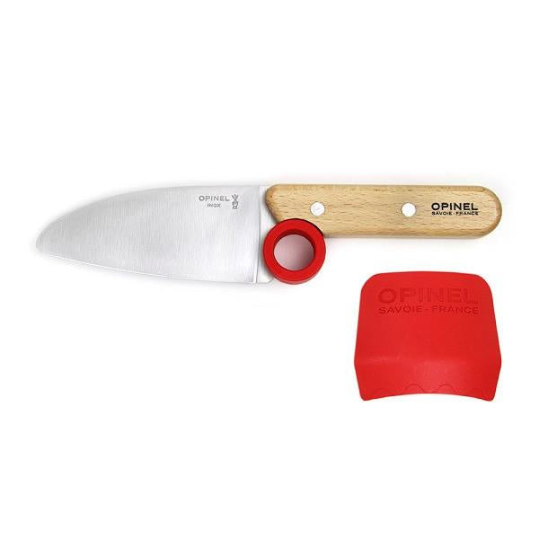 Opinel Le Petit Chef  -  Knife With Finger Guide - 2pc set