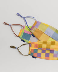 Baggu Fabric Masks - Checks on checks