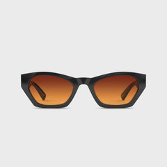 Tens Sunglasses - Frankie Polished Black (Tropic High lens)