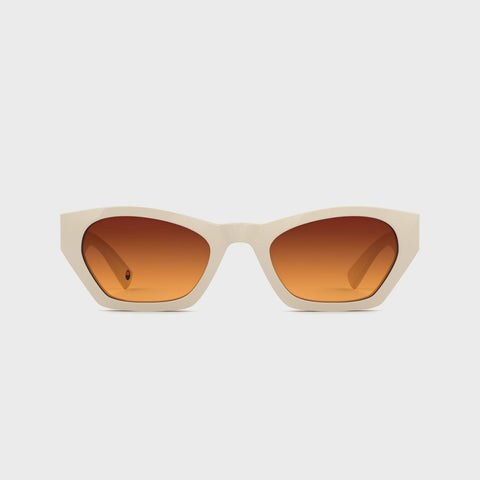 Tens Sunglasses - Frankie Polished Ivory