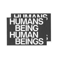Humans Being Human Beings Poster - by Zak Jensen